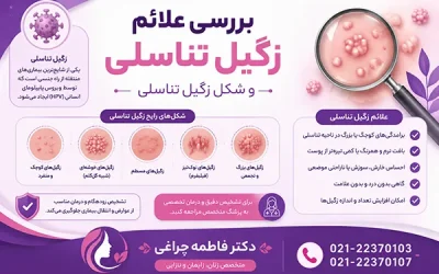 بررسی علائم زگیل تناسلی و شکل زگیل تناسلی