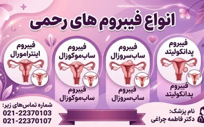 راهنمای جامع انواع فیبروم های رحمی | انواع فیبروم رحمی